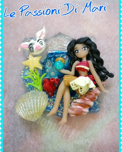 Moana Cameo Disney OOAK Polymer clay