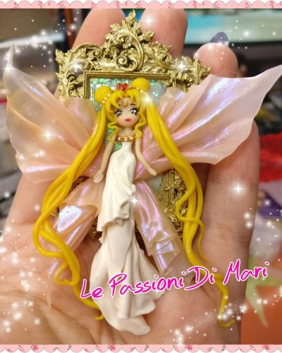 Queen Serenity Frame Handmade Polymer Clay