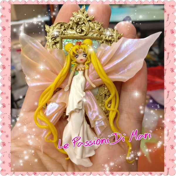 Queen Serenity Frame Handmade Polymer Clay